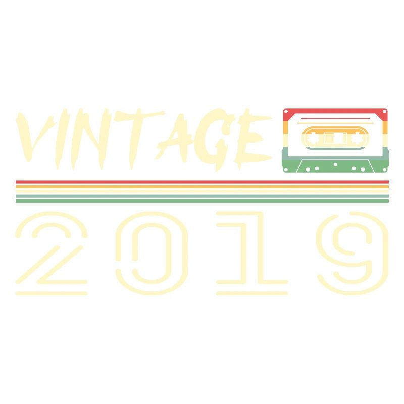2019 Original 2019 Retro Geburtstagsgeschenk 2019