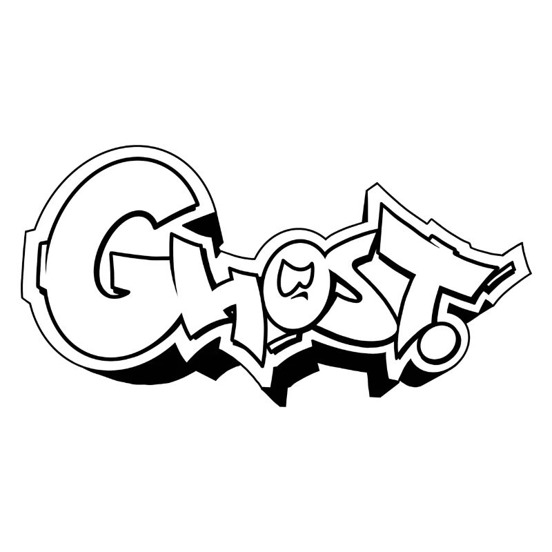 Ghost Graffiti Style Typographie Design
