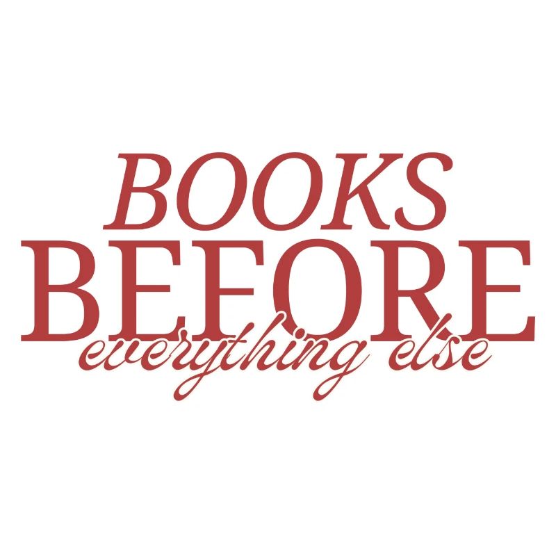Books before everything else