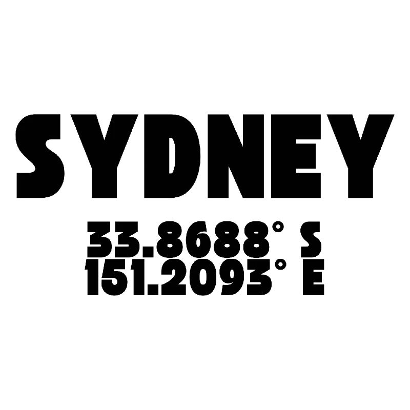 Sydney - Design with coordinates