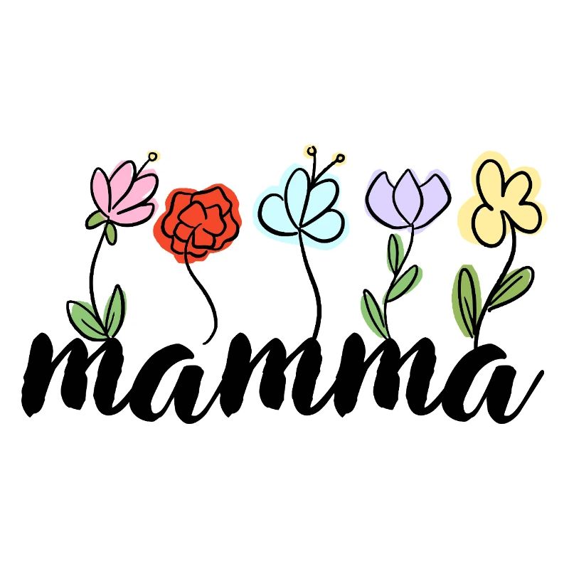 Mamma - Blumen Muttertag Mutter