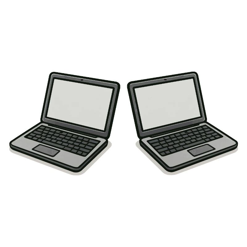 Ordinateur portable double
