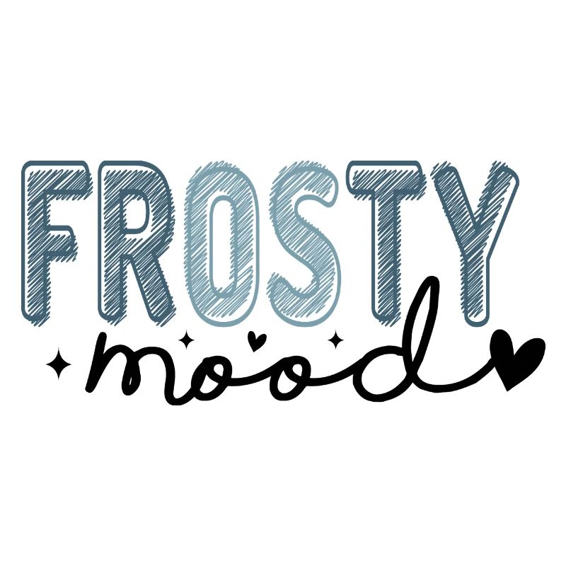 Frostiger Text im eisigen Stil