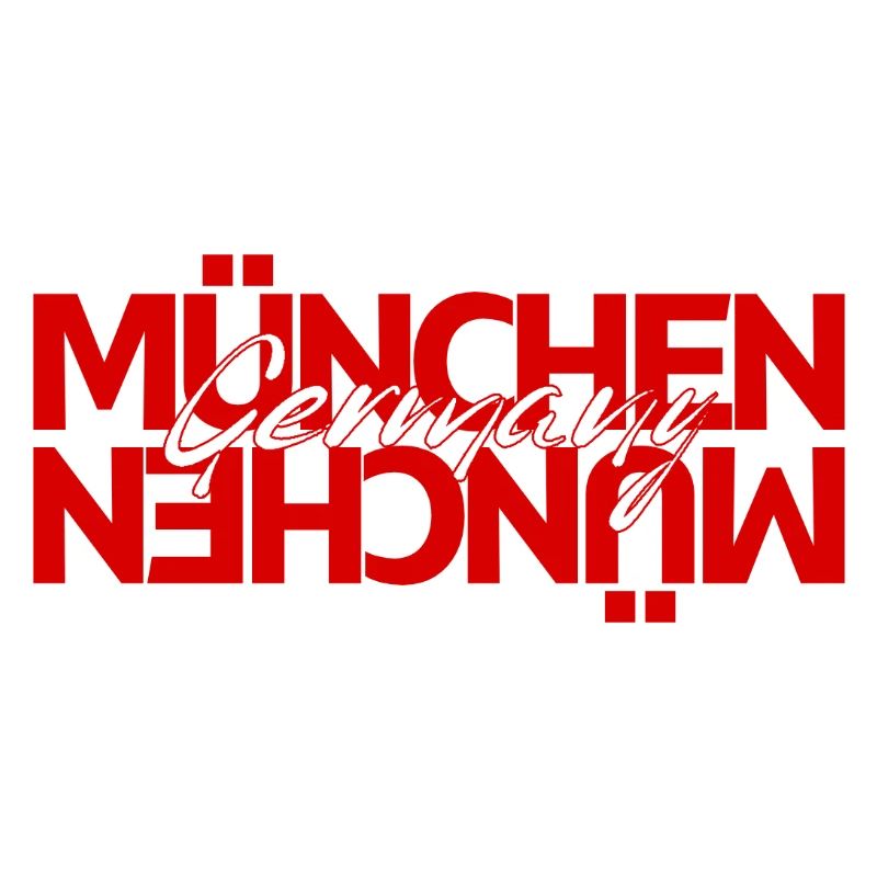 Munich Germany Script Overlay
