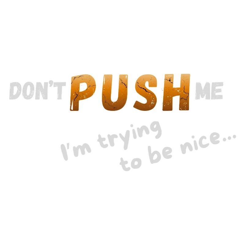 Don't look for me – I'm trying to be nice