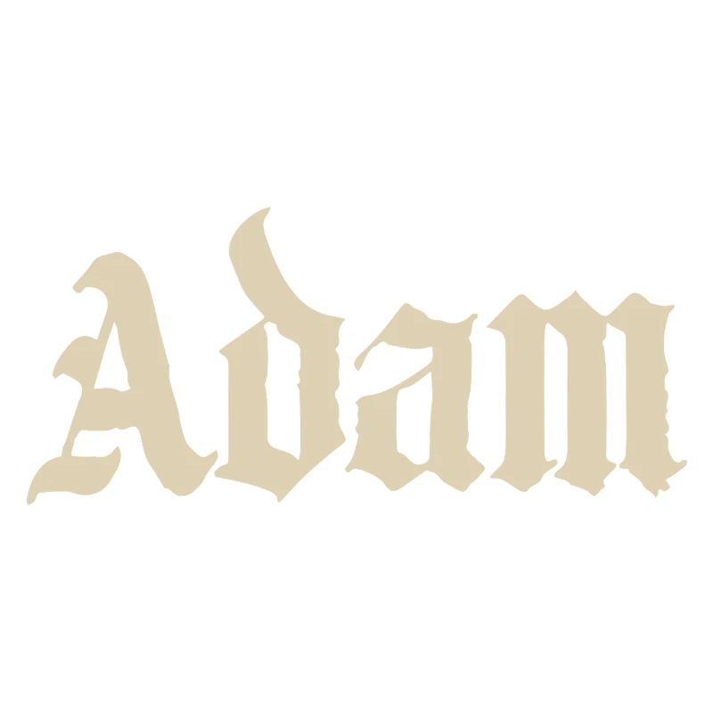 Chemise Adam Gothic Script