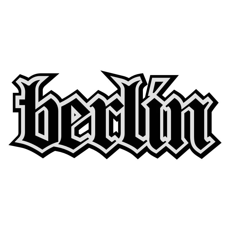 Berlin lettering Oldschool for Berlin gift