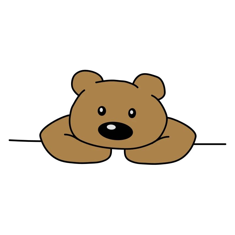 Mignon mignon mignon ours triste ours brun