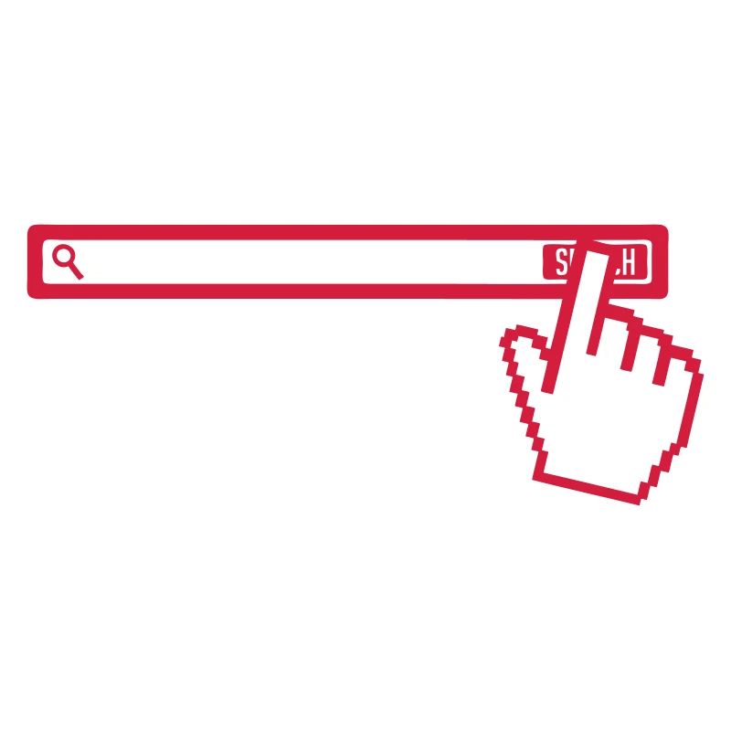 add text search bar pointer