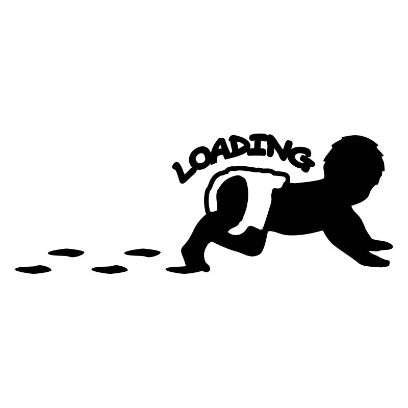 Baby Is Loading Logo Design