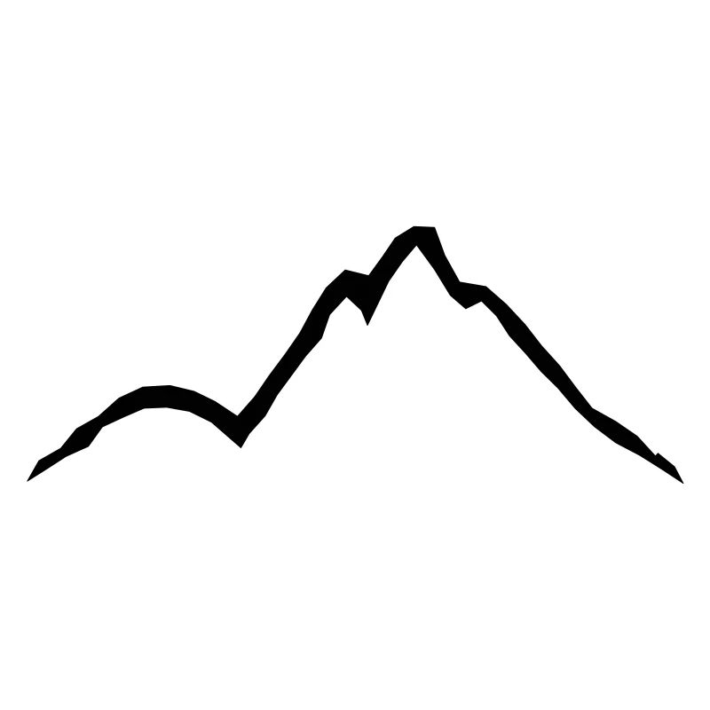 Conception de lignes de belles montagnes