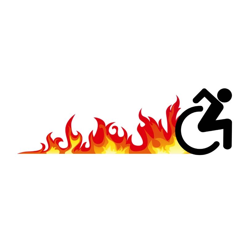 Utilisateur rapide de fauteuil roulant. Utilisateur de fauteuil roulant rapide *