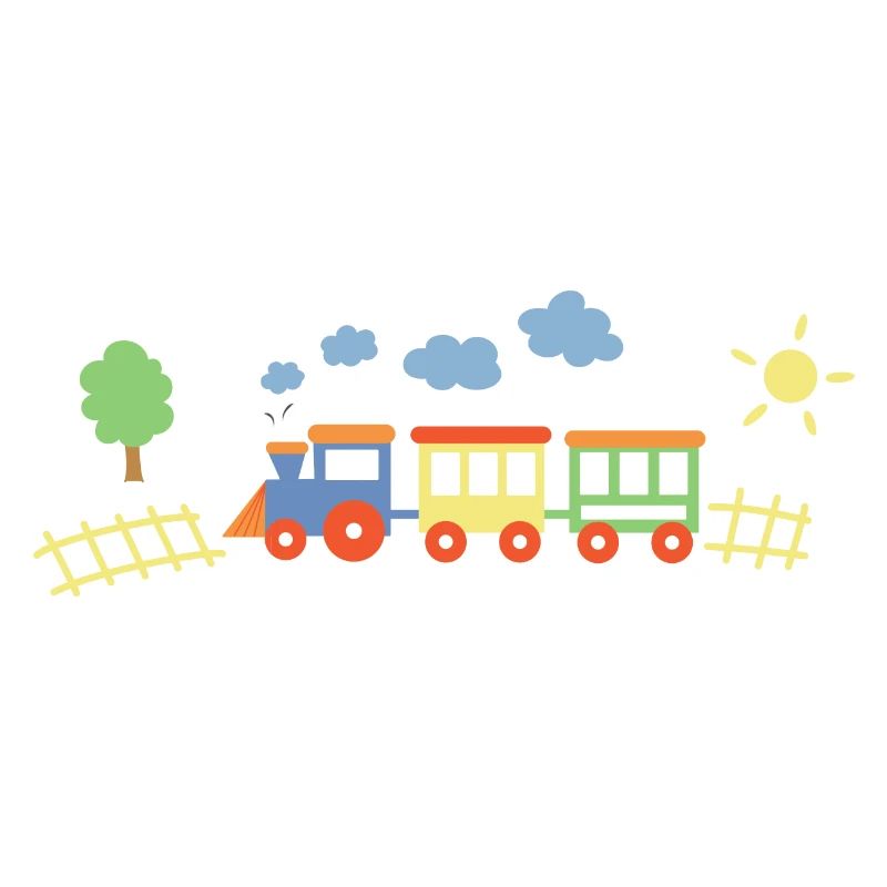 Train avec des wagons