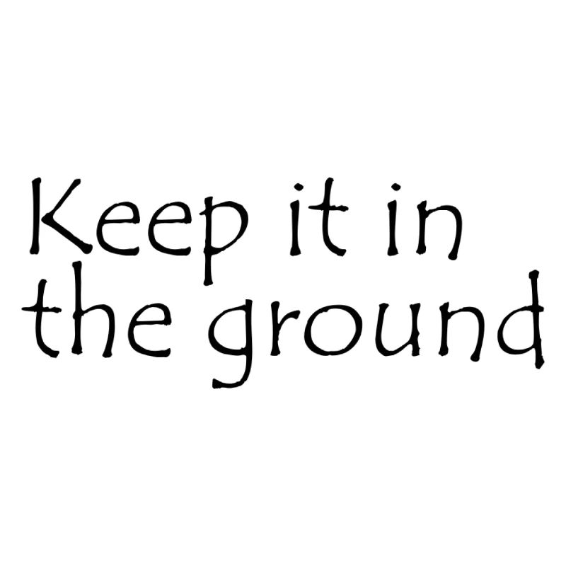 Lützerath Spruch Keep in the ground