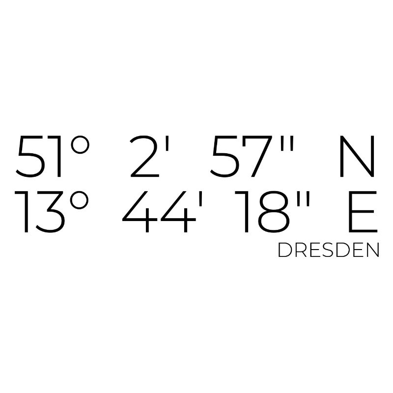 coordinates Dresden