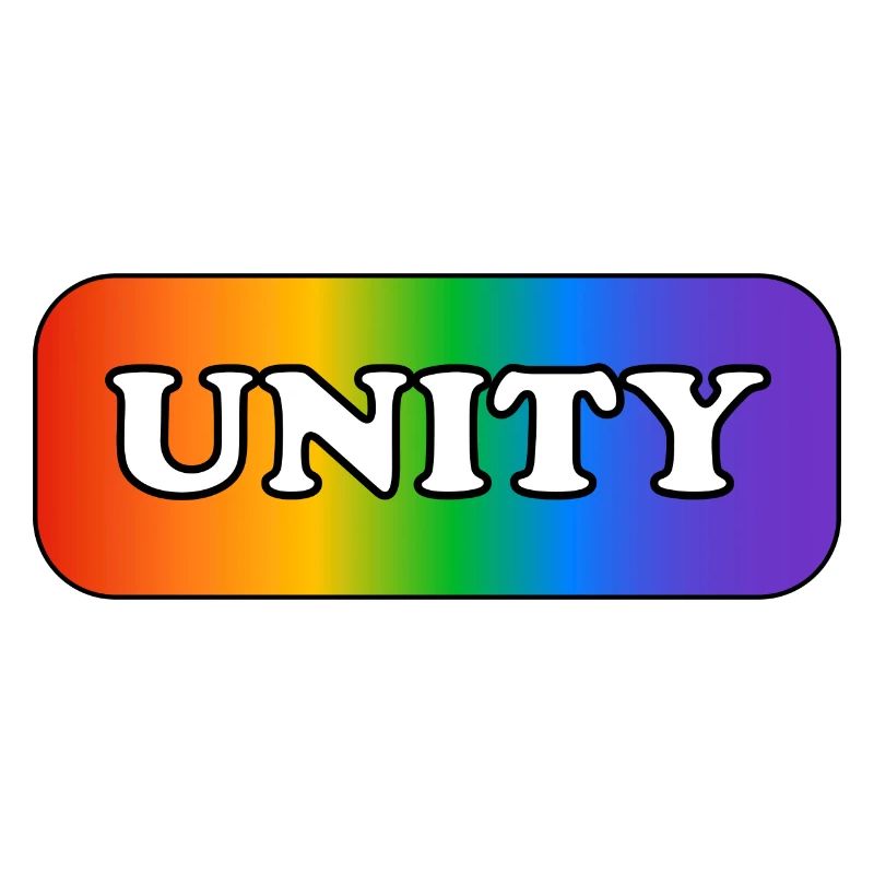 Unity rainbow LGBTQ pride