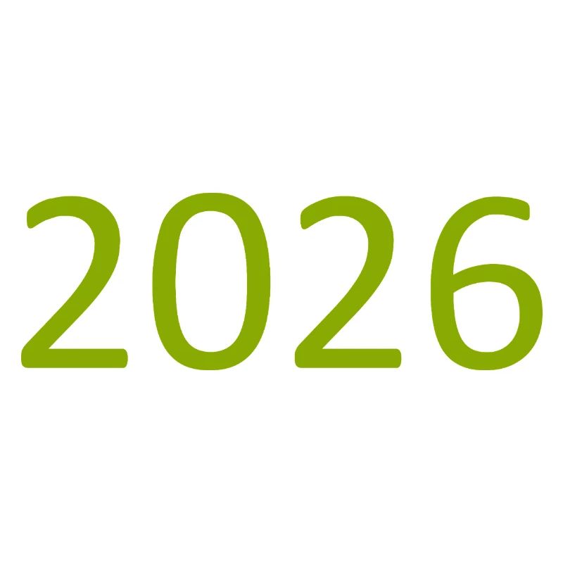 Conception de gabarit pour l’anniversaire vert 2026