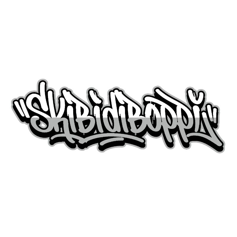 Skibidiboppi Graffiti Script