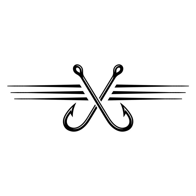 Fish hook icon