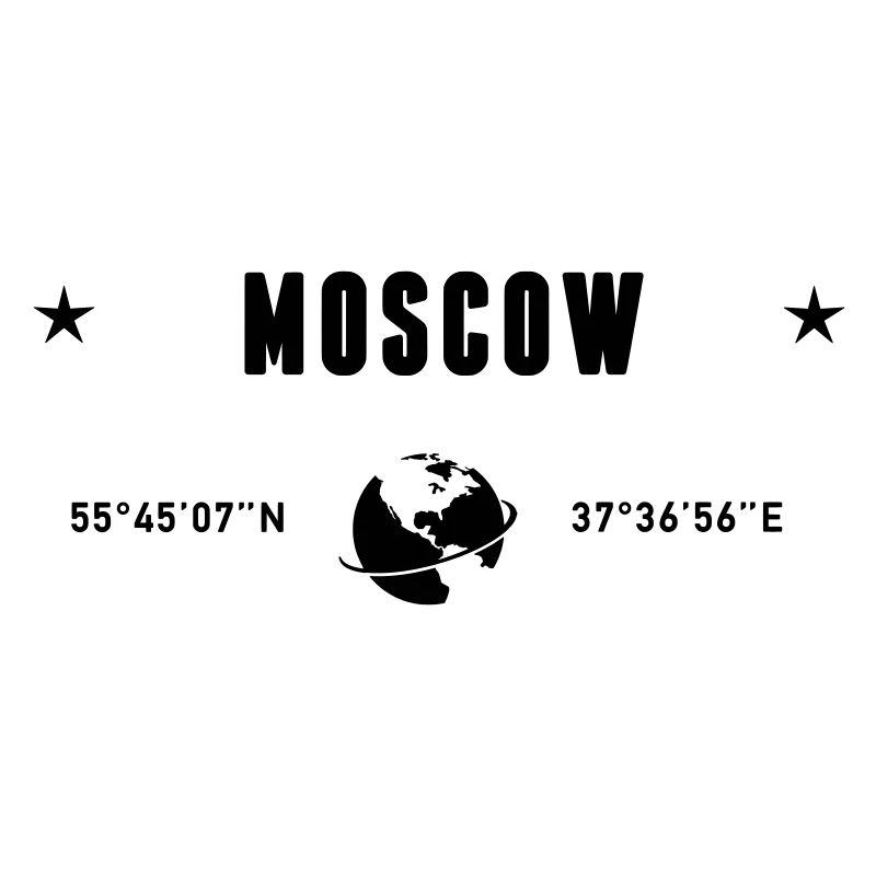 Moscou Russie Coordonnée la planète Terre