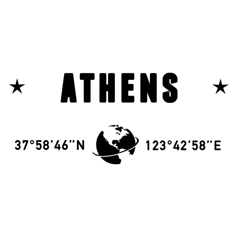 Athens Greece Coordinates Planet Earth