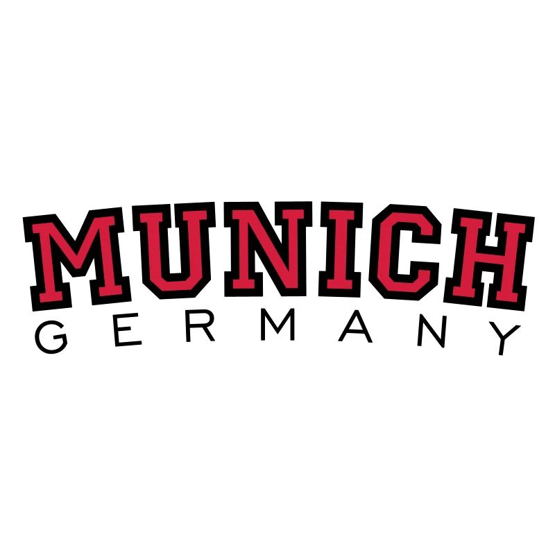 München Munich Germany (Schwarz/Rot)