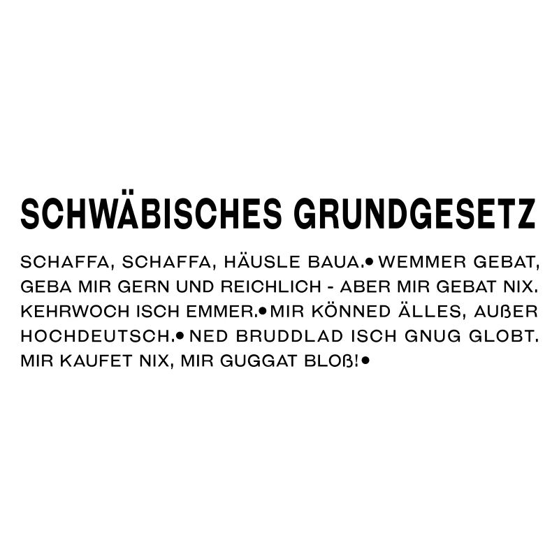 Schwäbisches Grundgesetz