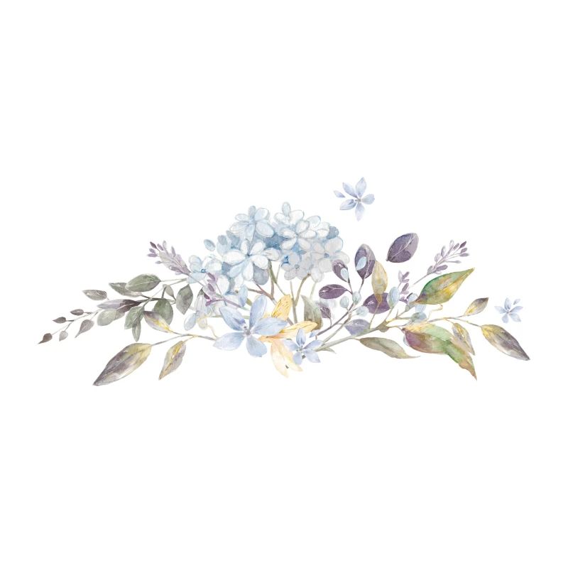 Several flowers arranged in a row