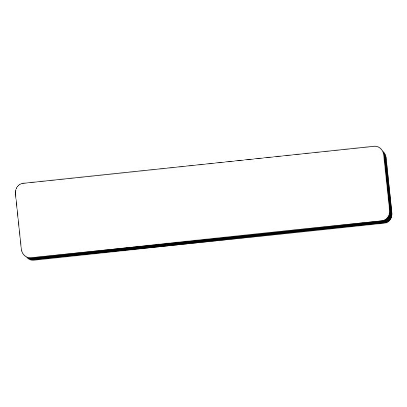 Coins arrondis du champ d’écriture | Ombre | Graphiques vectoriels