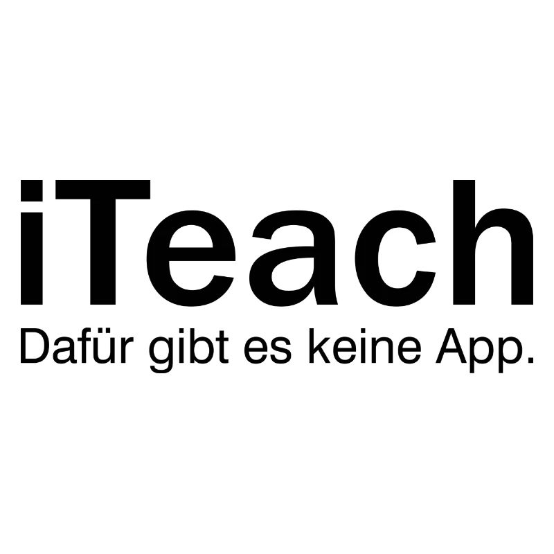 Iteach Geschenk Lehrerin Schule Professor
