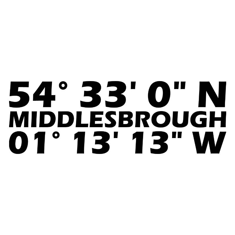 Coordonnées de Middlesbrough