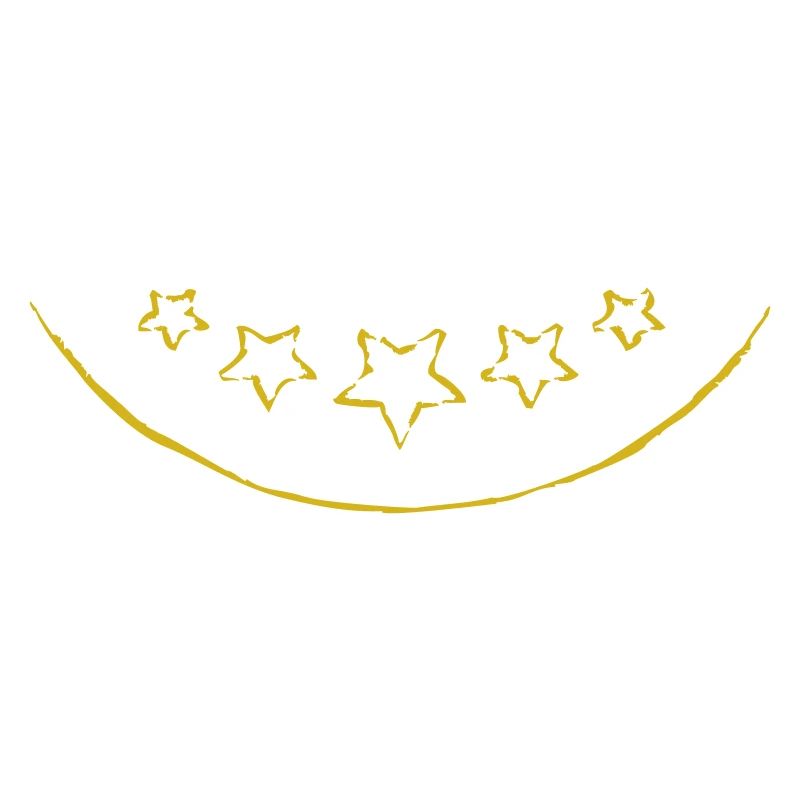Arc ci-dessous et étoiles | Graphique vectoriel