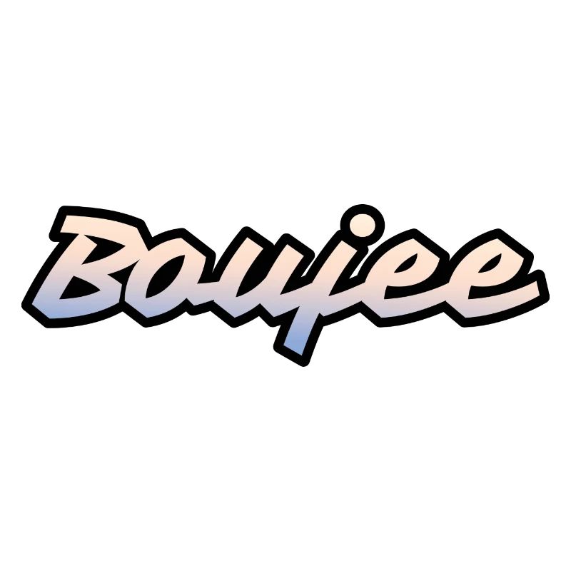 Boujee Mots à la mode Argot Typographie Design