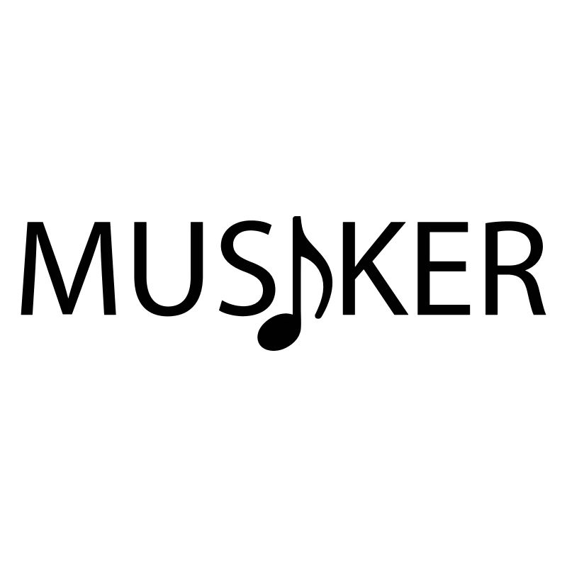 Musiker Logo mit Note
