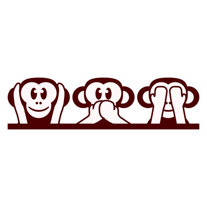 3 Wise Monkeys Hear Nothing Say See Monkey Fun