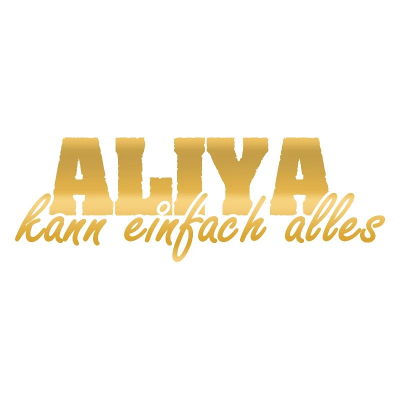 Aliya als Frau