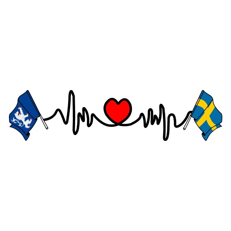 Fréquence cardiaque de Halland et de la Suède