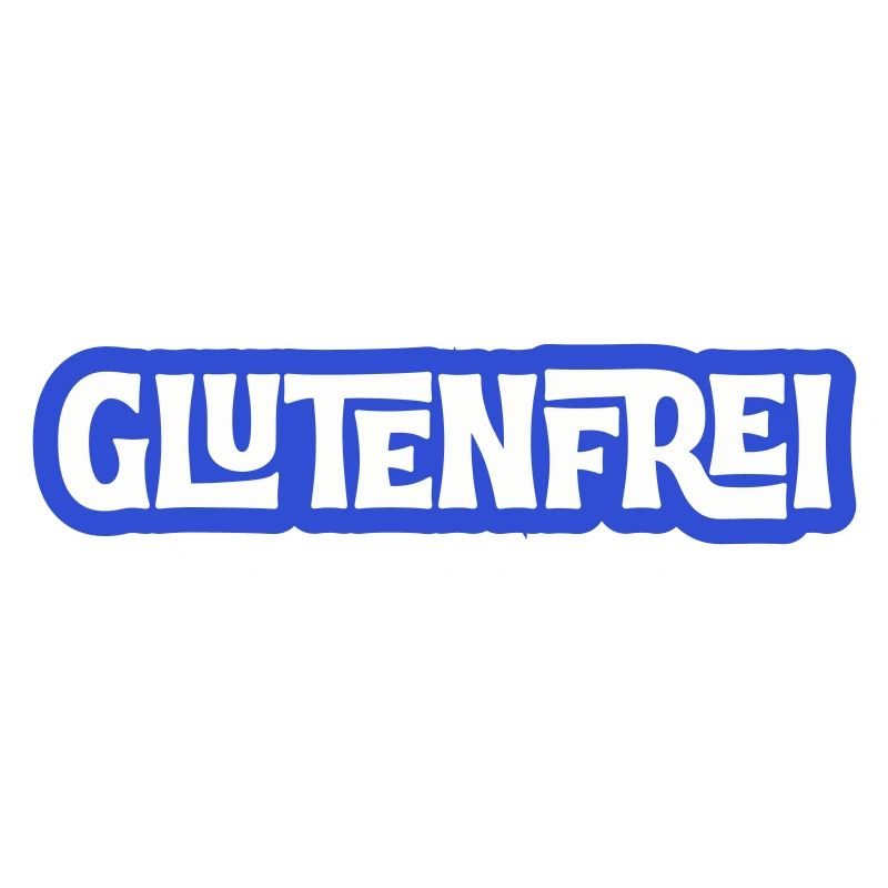 Glutenfrei Logo Blau Statement