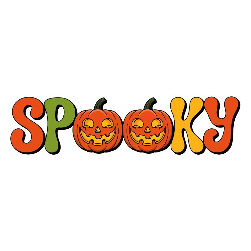 Spooky Pumpkin Lettering