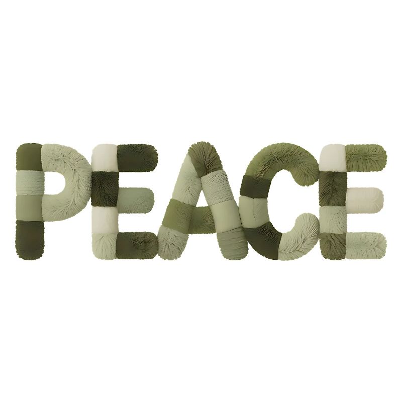 Autocollant Modern Patchwork Peace Style