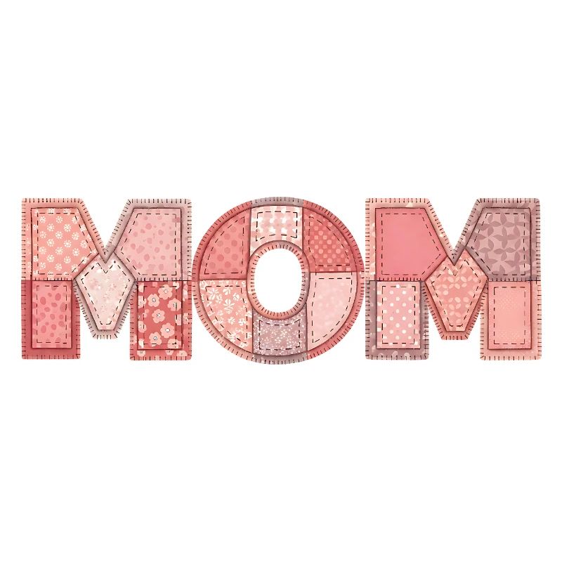 Mom Patchwork Floral Pattern Gift