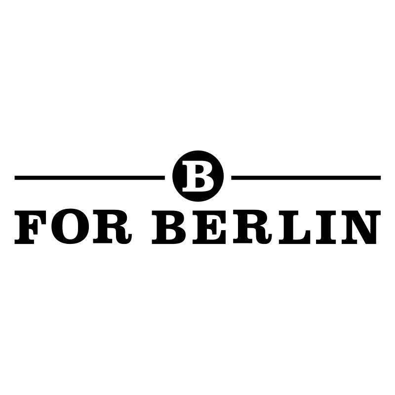 B for Berlin - black on grey - Mütze
