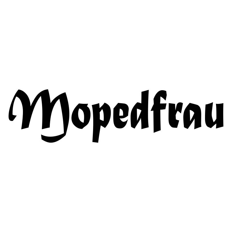 Mopedfrau