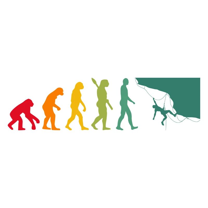 Evolution Graphic Climbing Climber Bouldering Boul