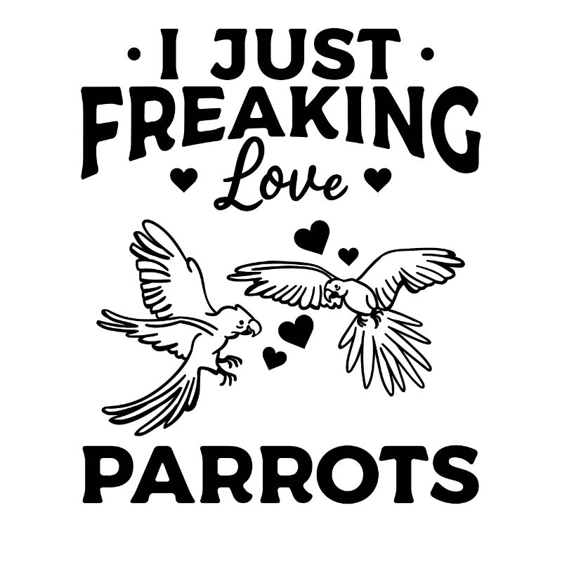 Parrot Bird Lover J’adore les perroquets