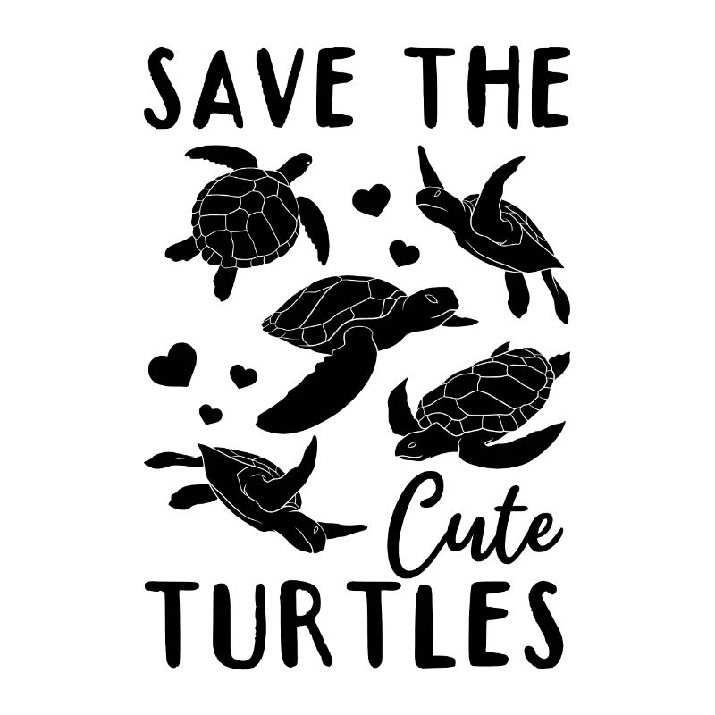 Save The Cute Turtles Sea Turtle Lovers