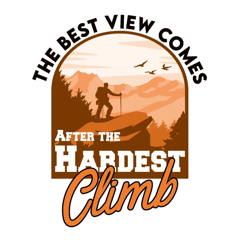 La meilleure vue vient après la montée la plus difficile