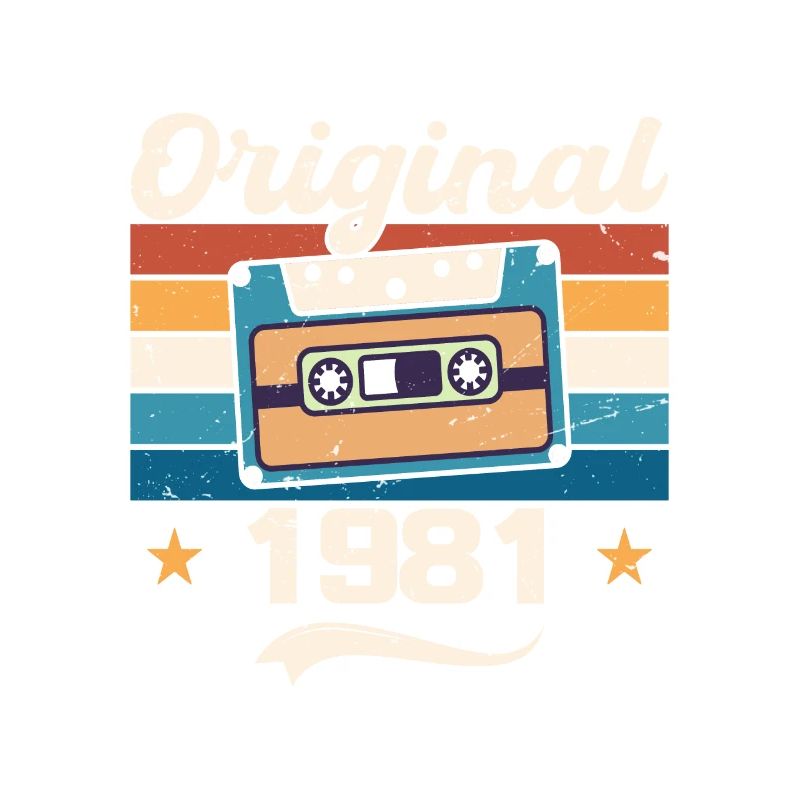 Born Gift Original 1981 Gift Idea 1981