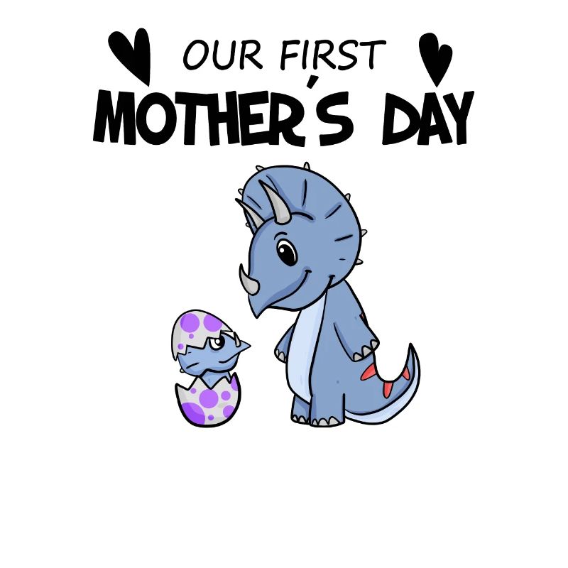 Muttertag - erster Muttertag - Mutter Tochter