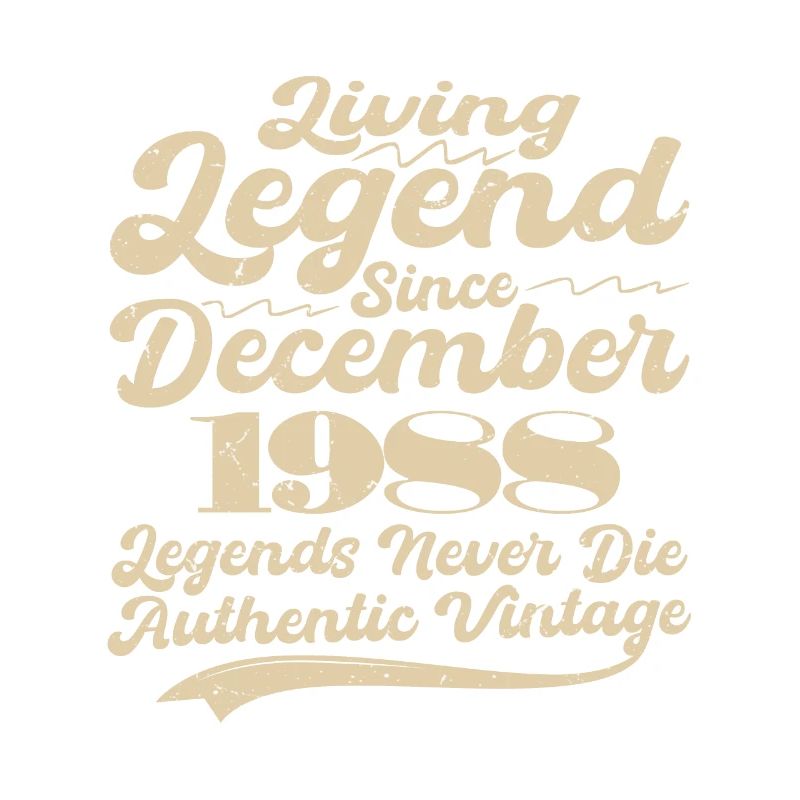 Es war einmal eine Legende. Dezember 1988 Geburts